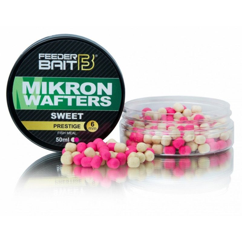 Feeder Bait Mikron Wafters  6mm Sweet Różowy Biały