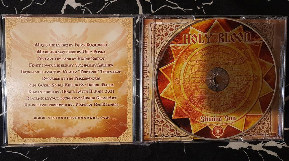CD HOLY BLOOD - Shining Sun (2010)