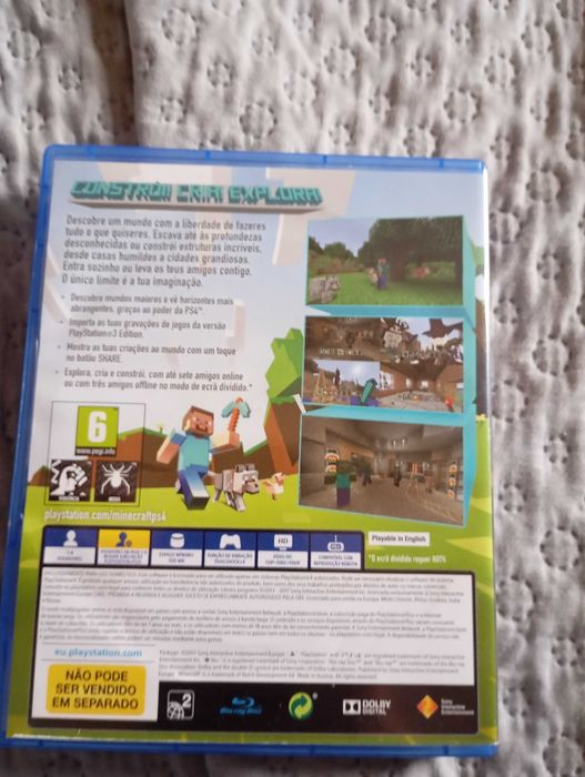 Minecraft PS4! Jogo IMPERDÍVEL! Preço RÁPIDO para VIAGEM!