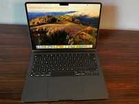 Apple MacBook Air 13,6" M2 8GB/256GB Midnight - jak nowy! 5 cykli bat.