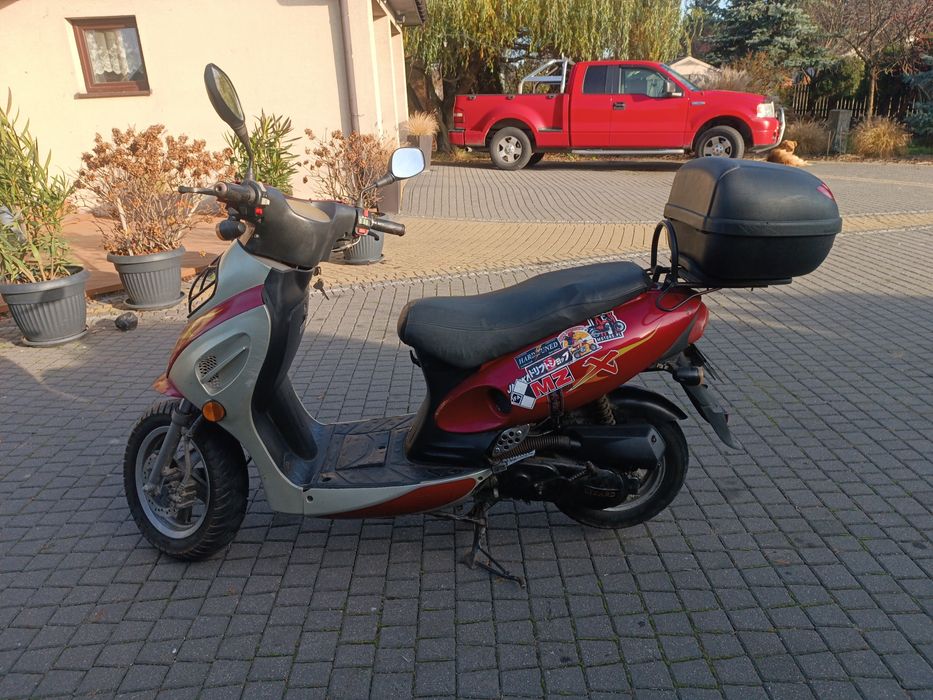 Skuter 4t motozeta zamiana zamienię motocykl quad cross prl auto bus