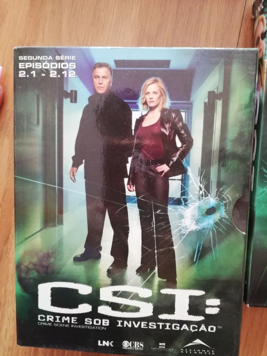 DVD CSI Las Vegas temporada 1 e 2