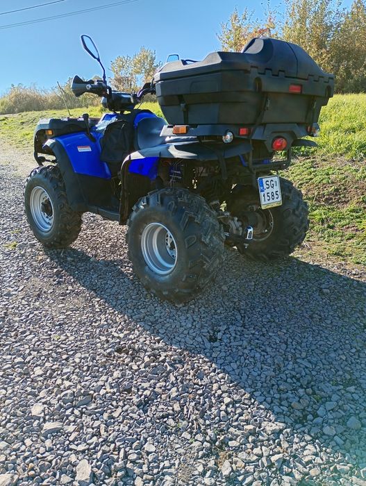 Quad linhai 300 4x4 zarejestrowany kat.b orgynał full opcja wciągarka