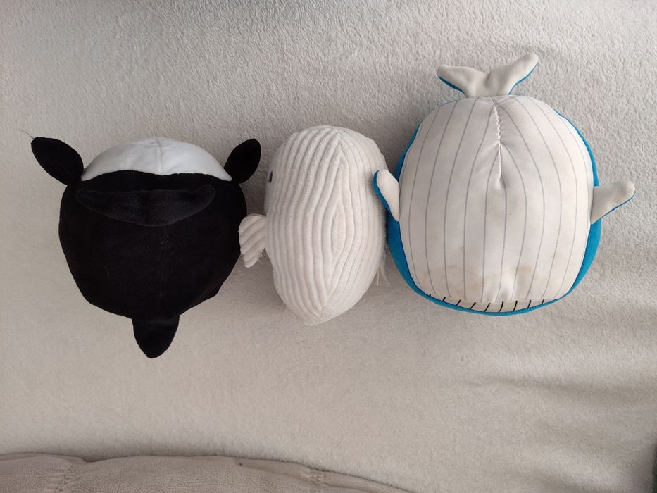 Peluches animais marítimos.