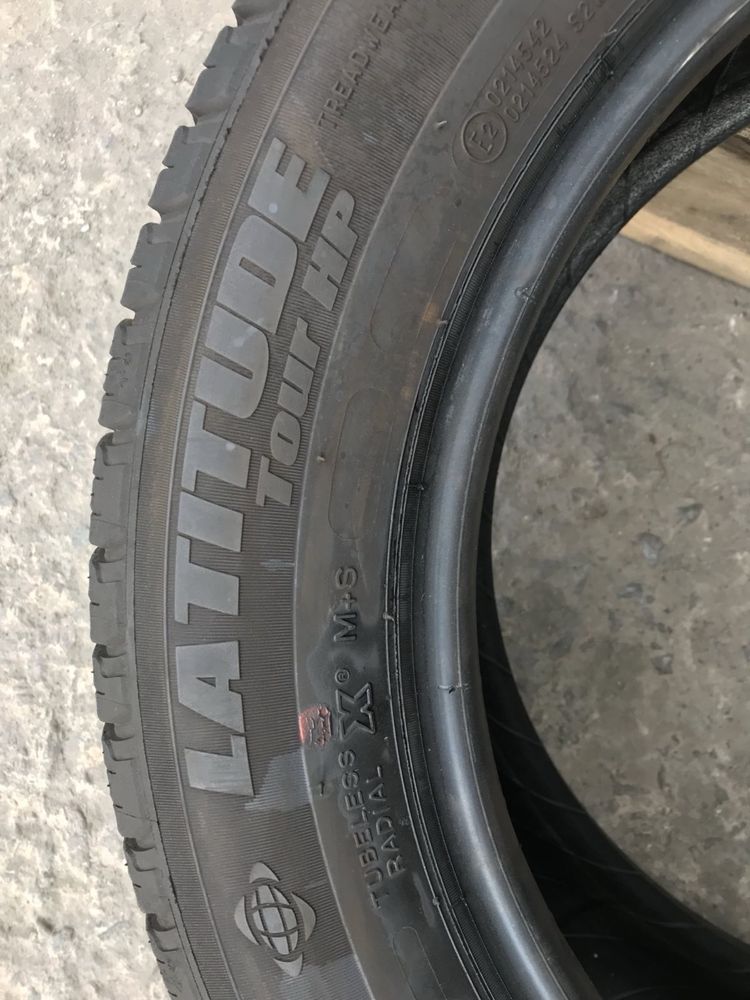 Шини Michelin Latitude Tour HP 235/55R17 Пара Літо Б/у Склад Оригінал