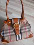 Burberry vintage torebka Płótno