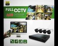 Система видеонаблюдения DVR KIT 7004 AHD 4ch Gibrid Набор камер