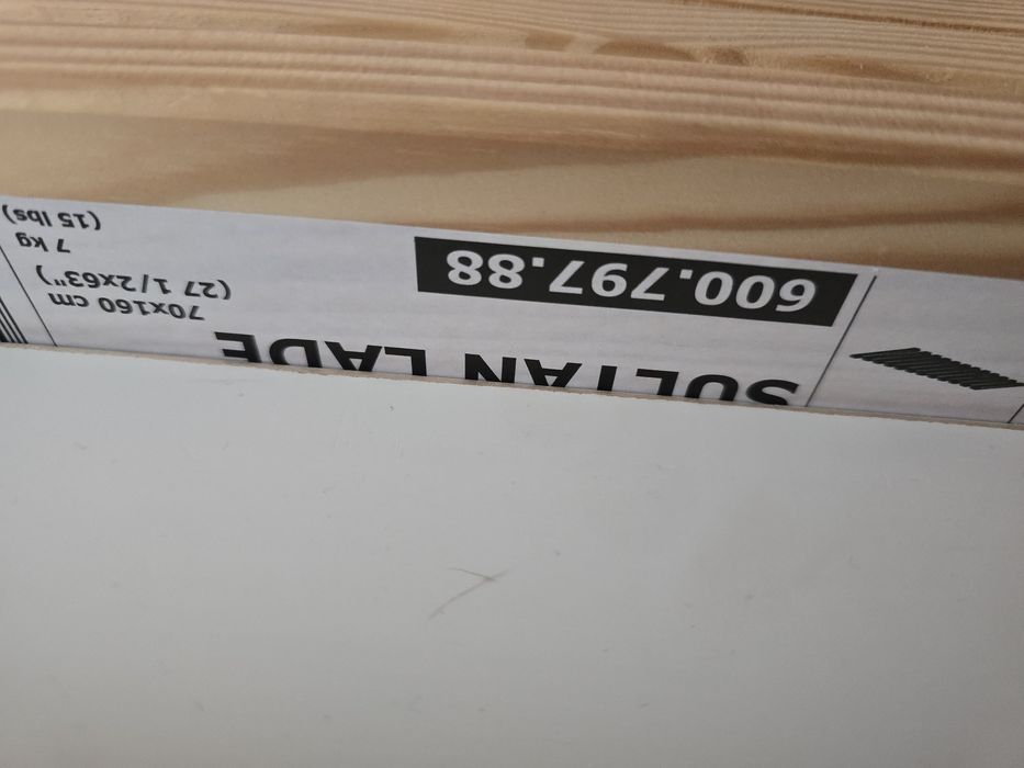 Łóżko Ikea Gulliver 160x70 z materacem.