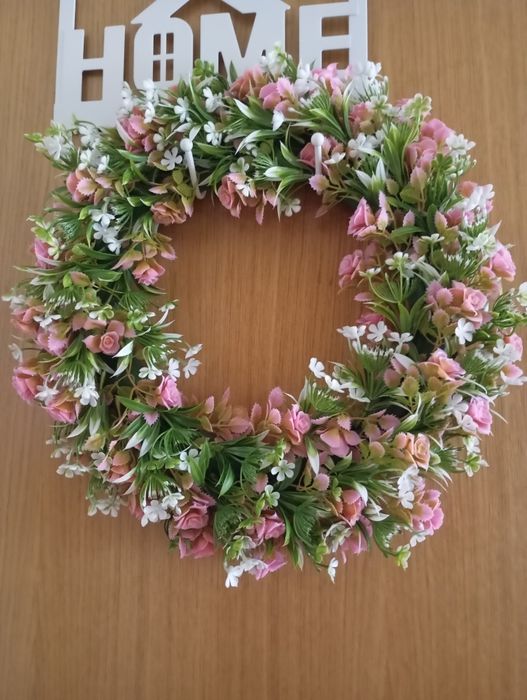 Coroa de flores nova