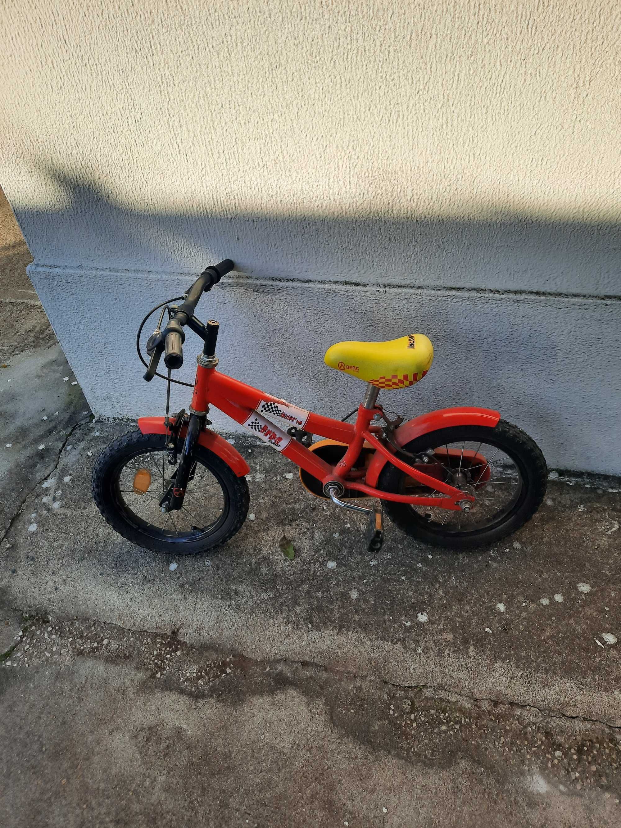 Bicicleta de criança roda 14 + triciclo