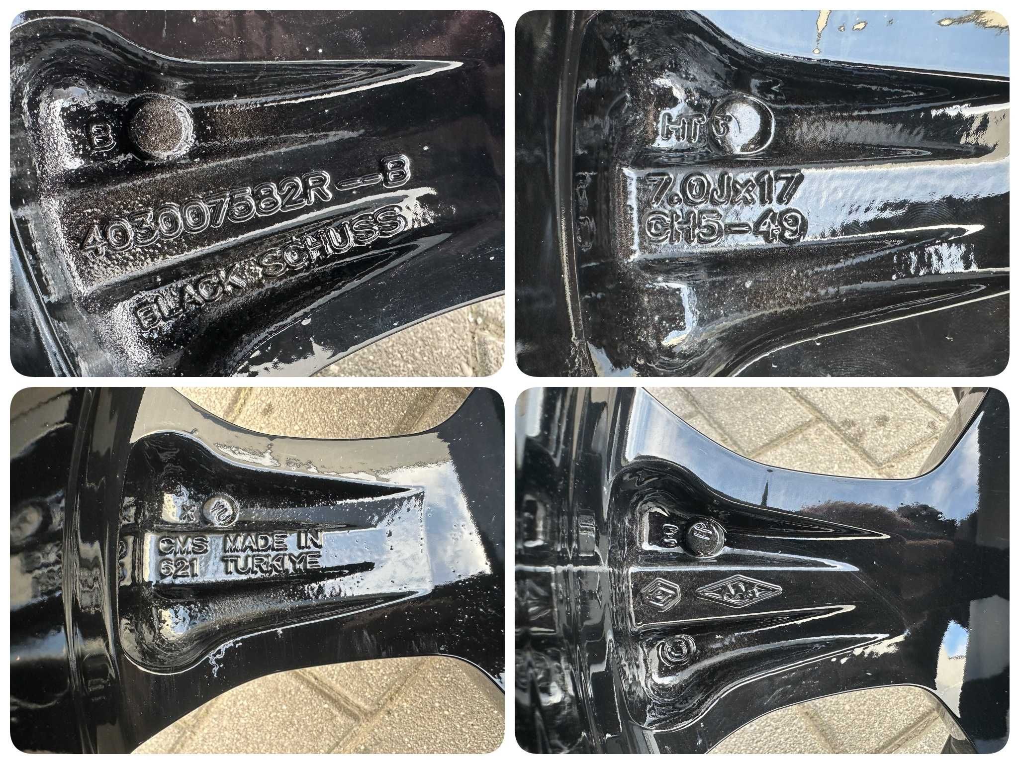 FELGI 17 Renault Dacia Nissan Hyundai Kia Mazda 5x114.3 7J ET49 #72