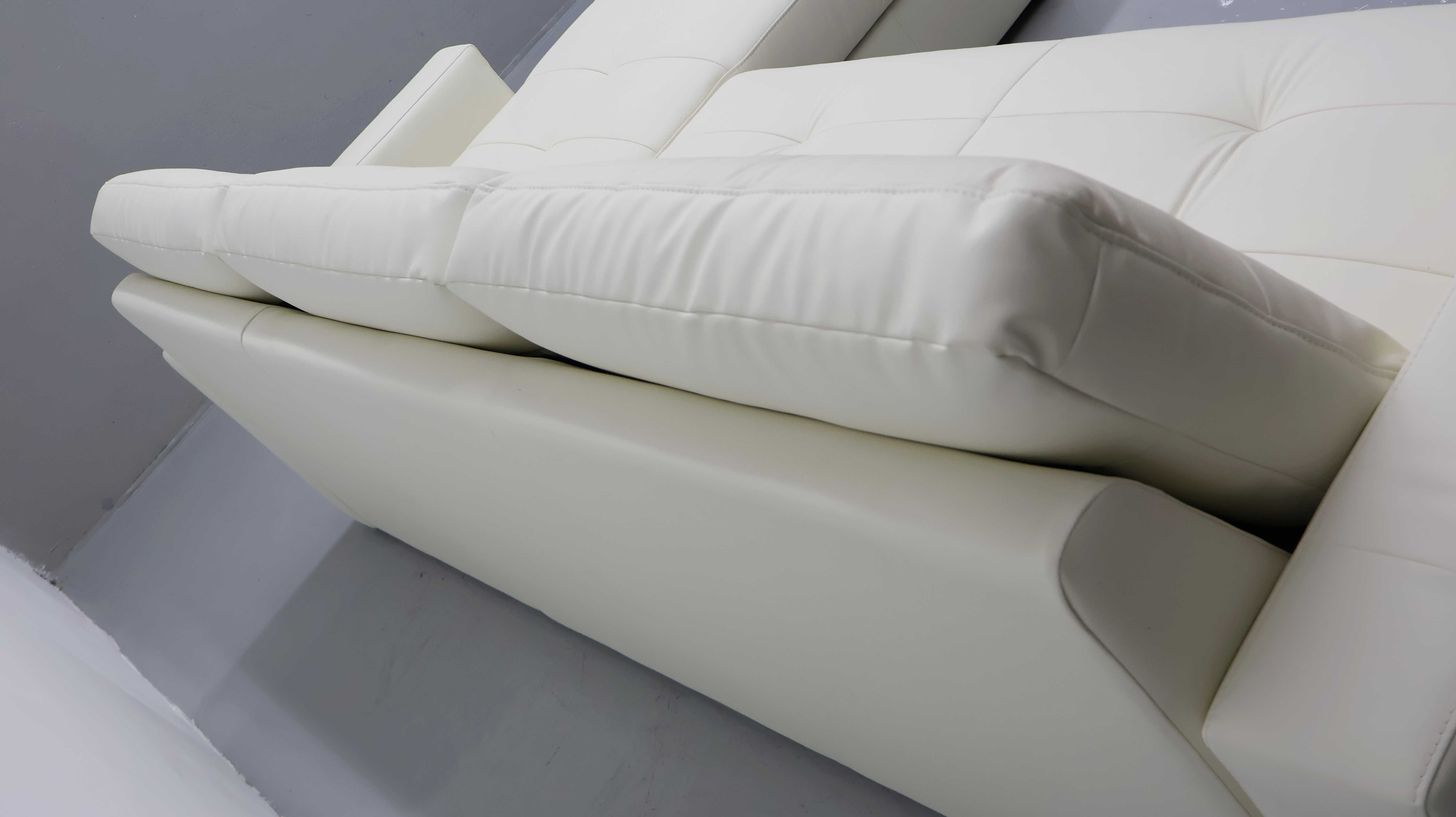 FAB skóra naturalna narożnik z funkcja spania 1018 rogówka kanapa sofa