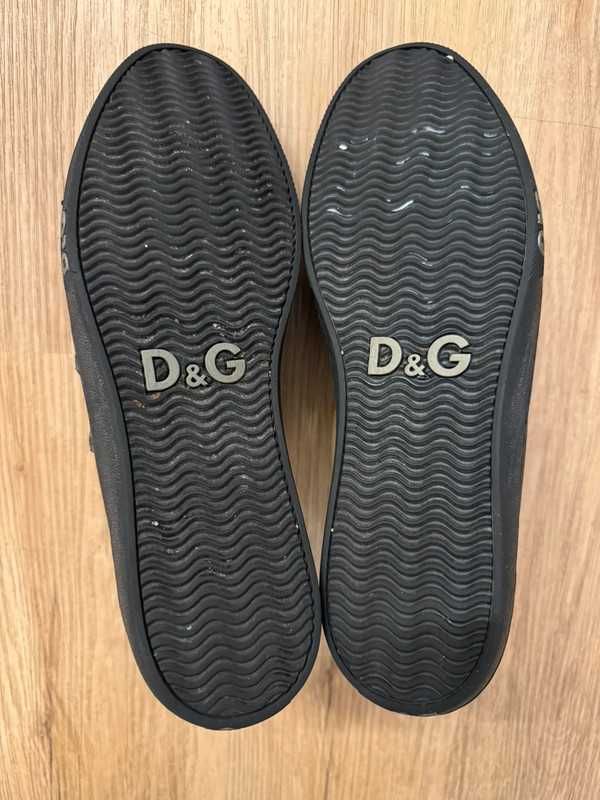 Dolce & Gabbana Butterfly D&G velcro Low Top sneakers 41 buty Vintage