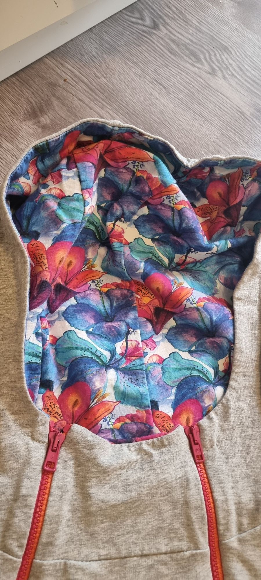 Bluza MILK & LOVE r. XL w ciąży i do karmienia kolorowe zamki