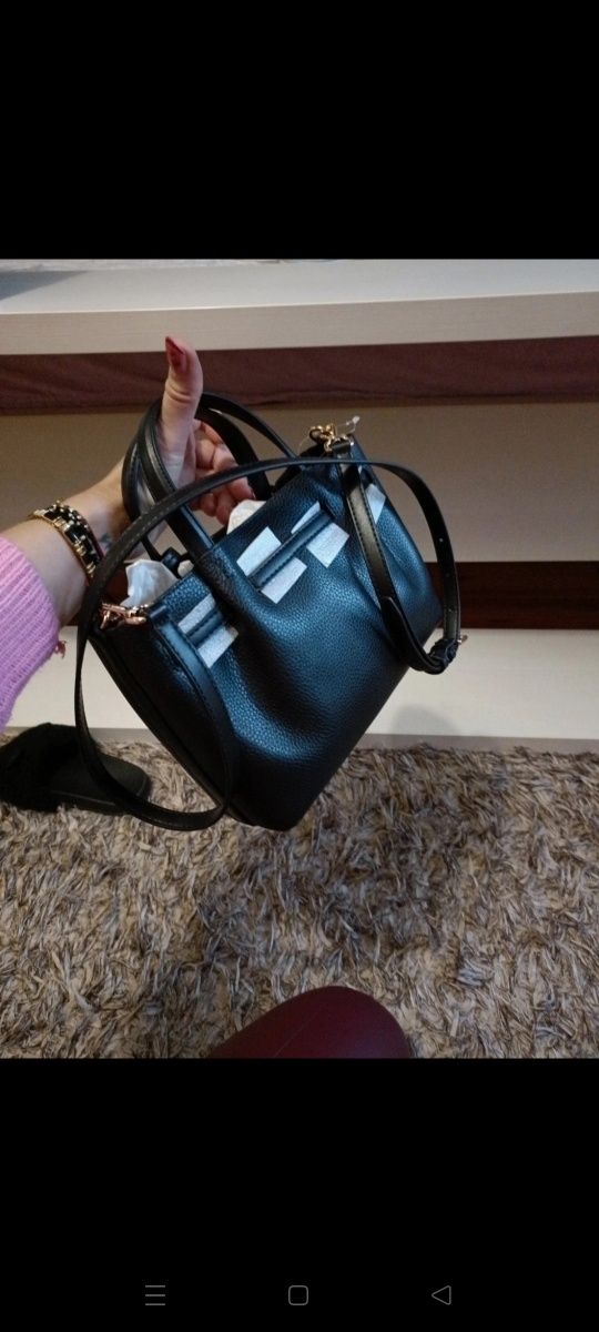 Torebka Michael Kors Carson Small Stachel Black