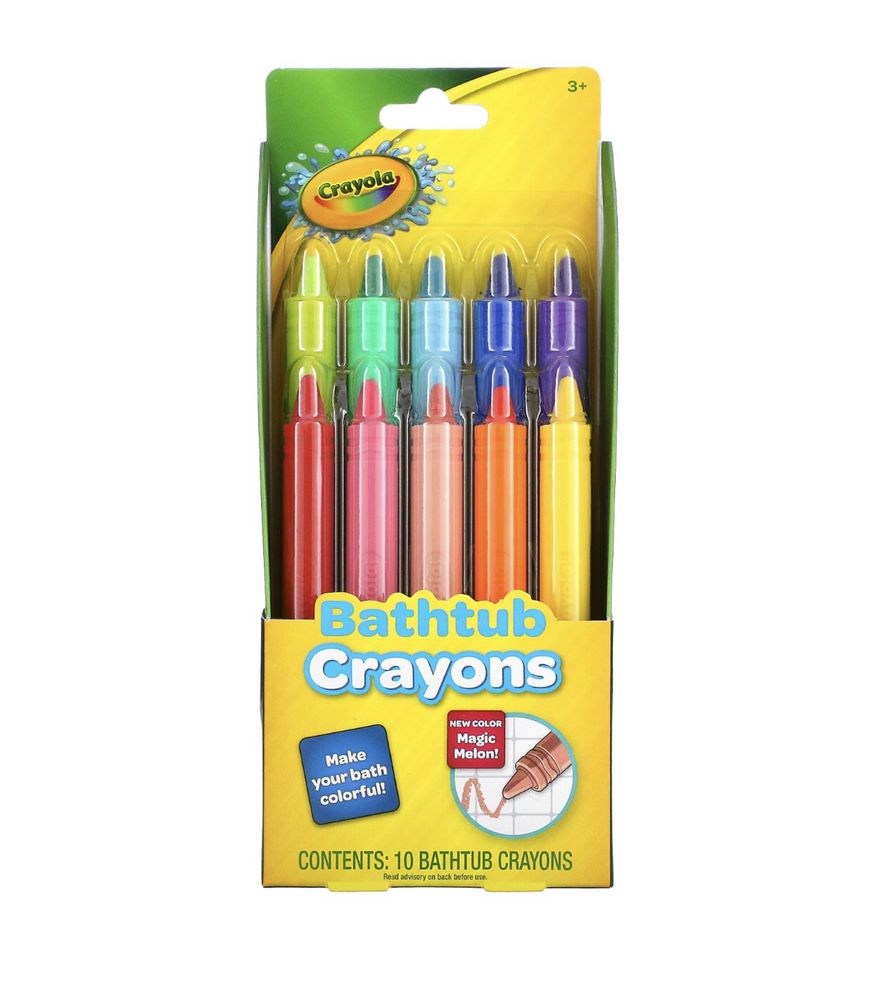 Crayola, Crayola, олівці для ванної, для малювання, 10 шт