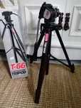 Statyw kamery filmowej aluminium optex T-66 camcorder tripod opti flow