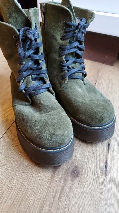 Черевики замшеві 40р(27см устілка)
