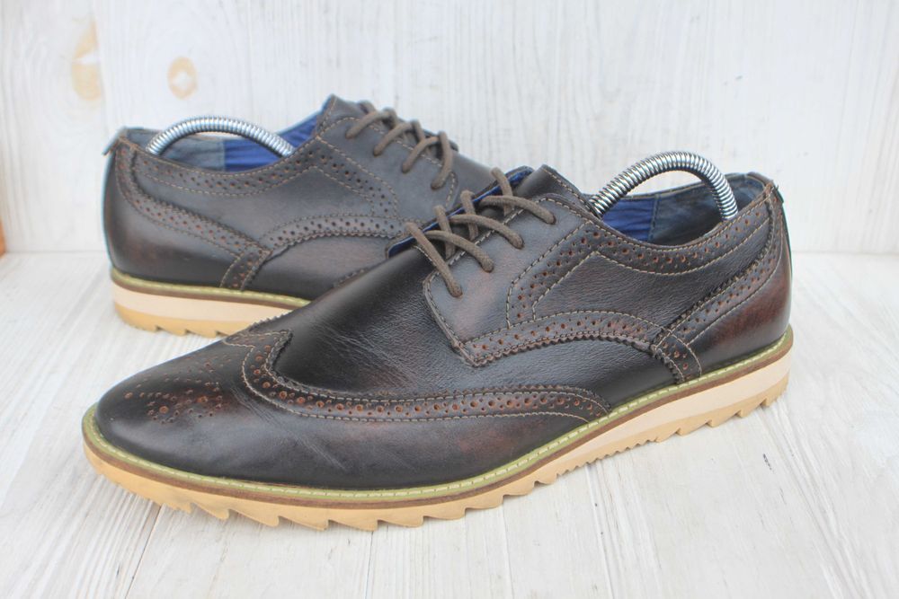 Туфлі броги Skechers x Mark Nason шкіра США 45р туфли