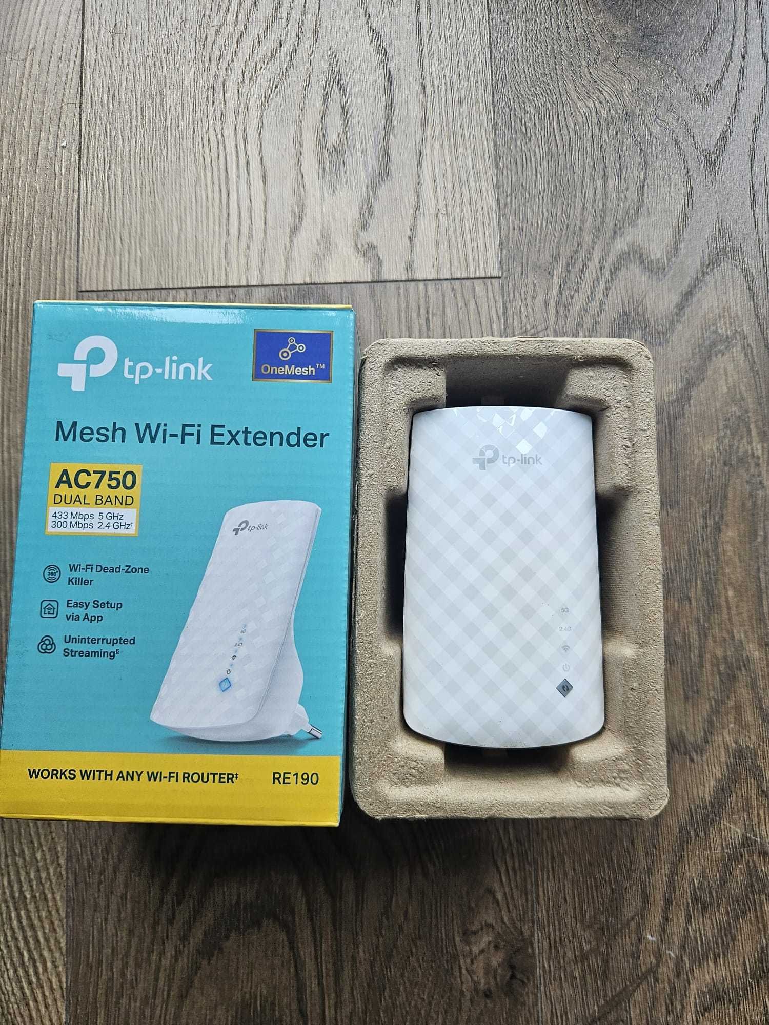 Wzmacniacz sygnału WIFI TP-Link AC750 Mesh Wrocław POLECAM!