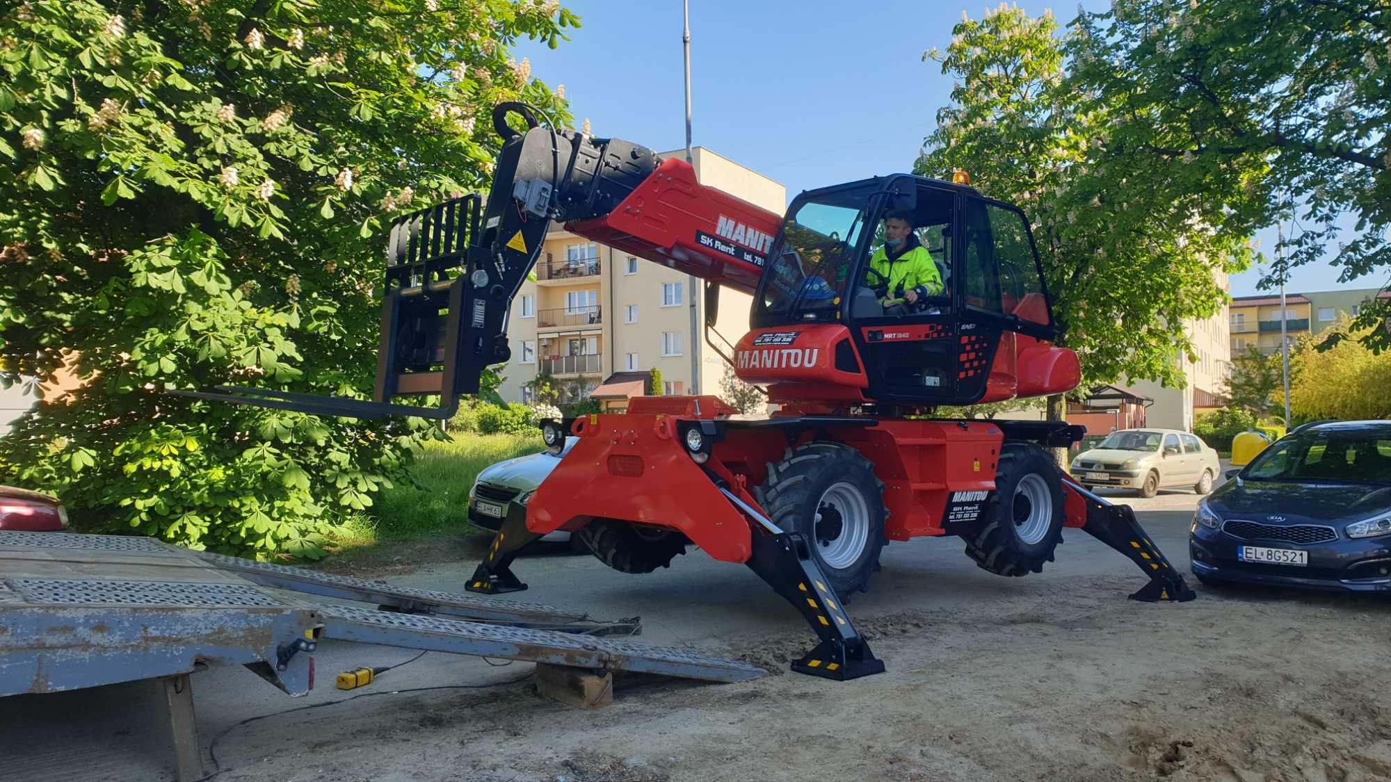 Ładowarka teleskopowa  Magni JCB Manitou od 6m do 30m wynajem usługa