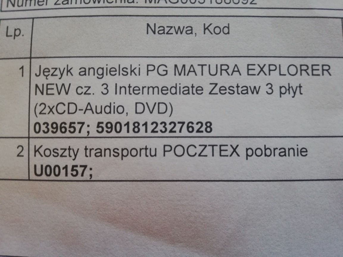 Jezyk angielski matura explorer 3 B1 zestaw nowych 3 płyt