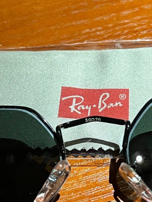 Ray Ban ОРИГИНАЛ Octagonal RB3556N Flat Lenses Очки окуляри 001/45