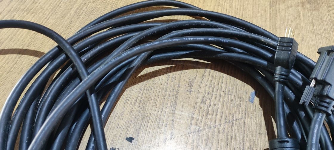 Przewód ekranowany jack-2xRCA i HDMI-DVI