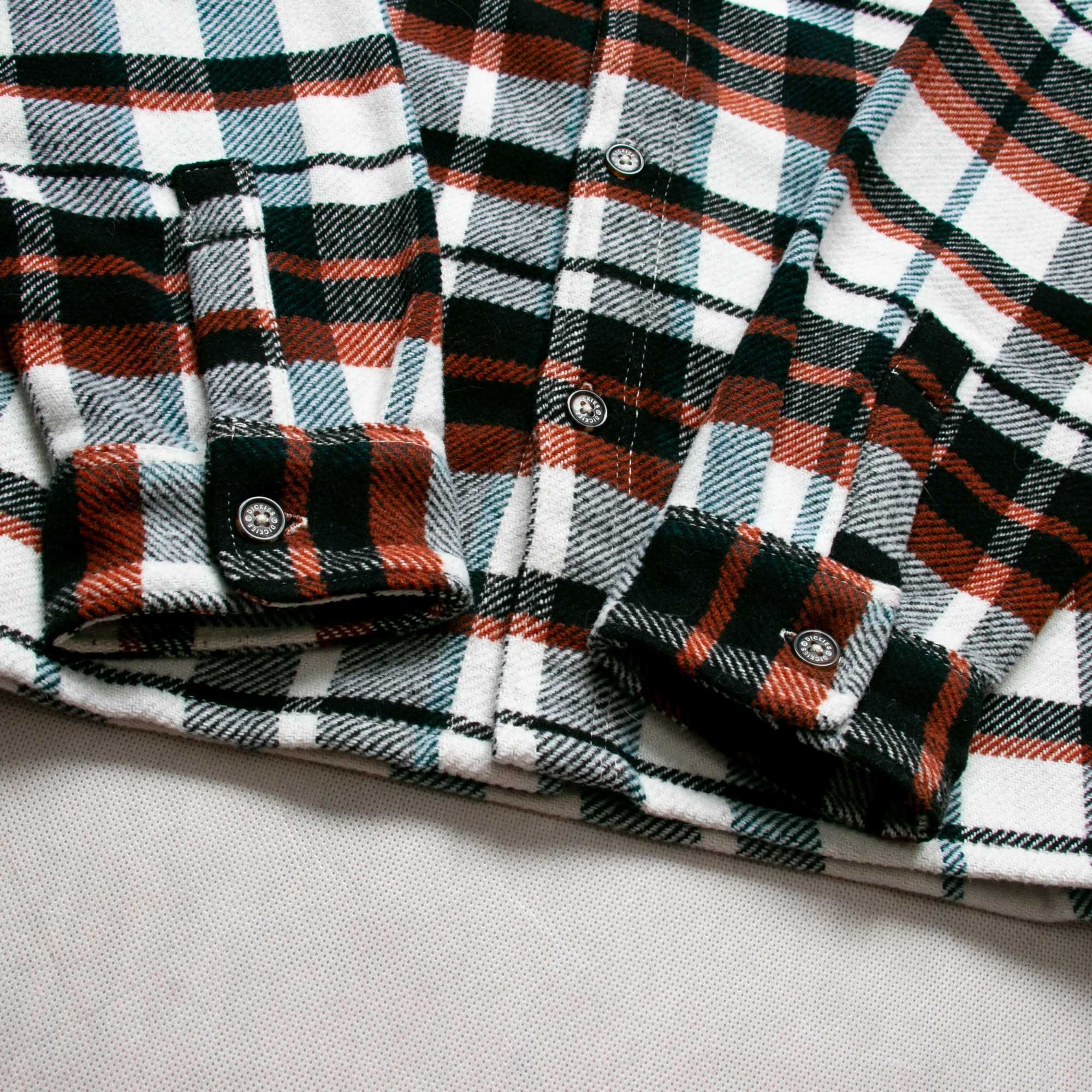 Dickies gruba koszula flanelowa w kratę L