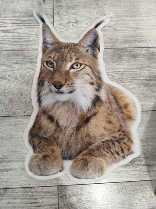 Naklejka pluszowa - ryś Wall Snuggles