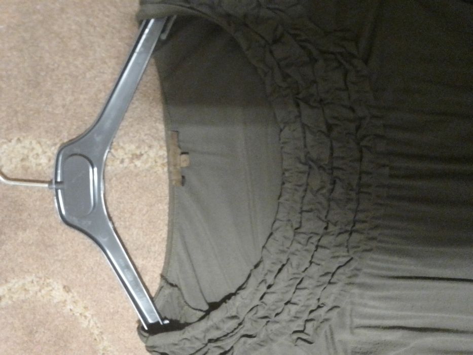 Vestido em malha de meia manga