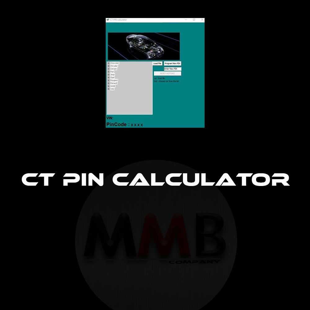 Calculator DE PIN CT Software