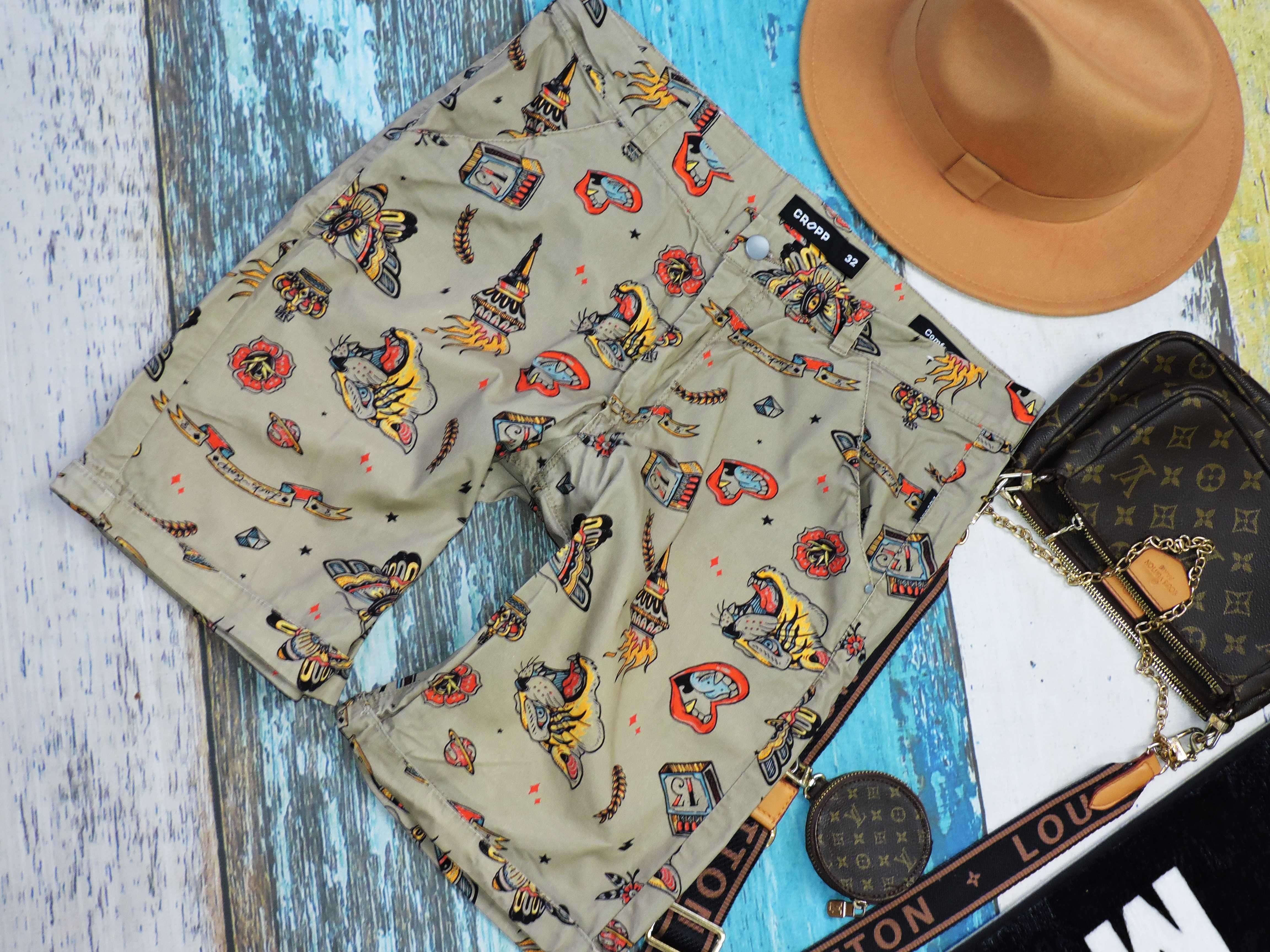 Cropp Meskie szorty print j nowe r M