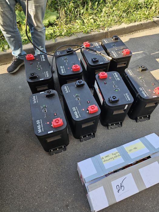 Батареї 48v, Lifepo4,  літійзалізофосфат , 2.4квт 50ah