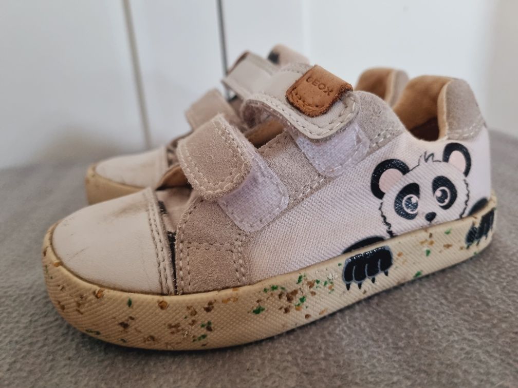 Buty panda firmy geox 24 biale wiosna przedszkole