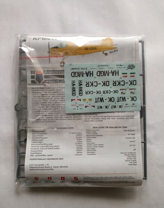 KP 1/72 Z-37 CMELAK