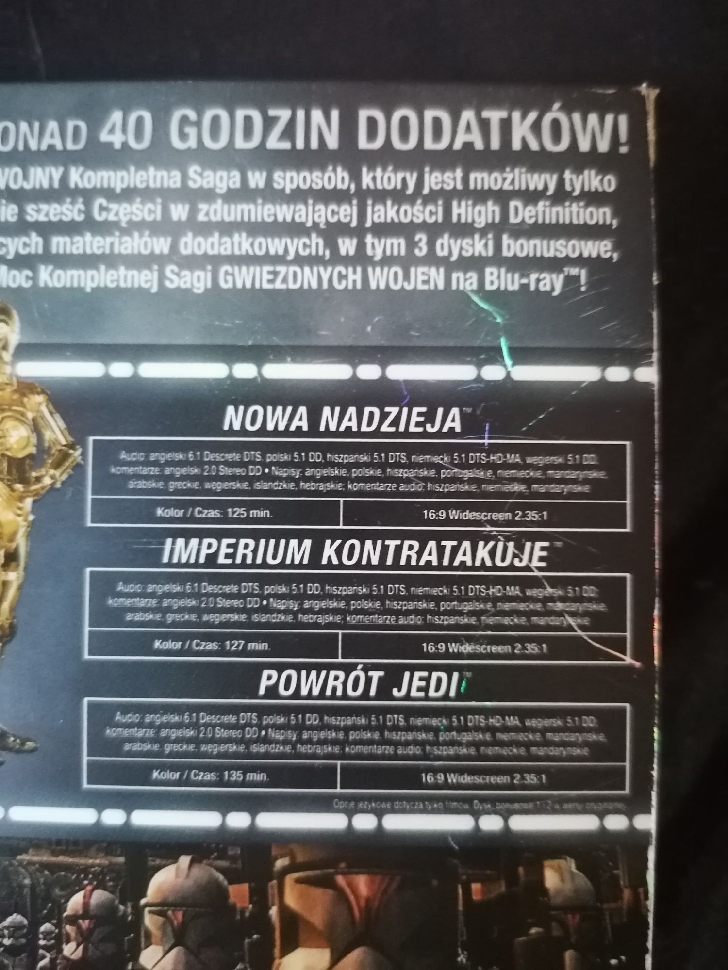 Star Wars The complete saga zestaw kolekcjonerski Blu-ray