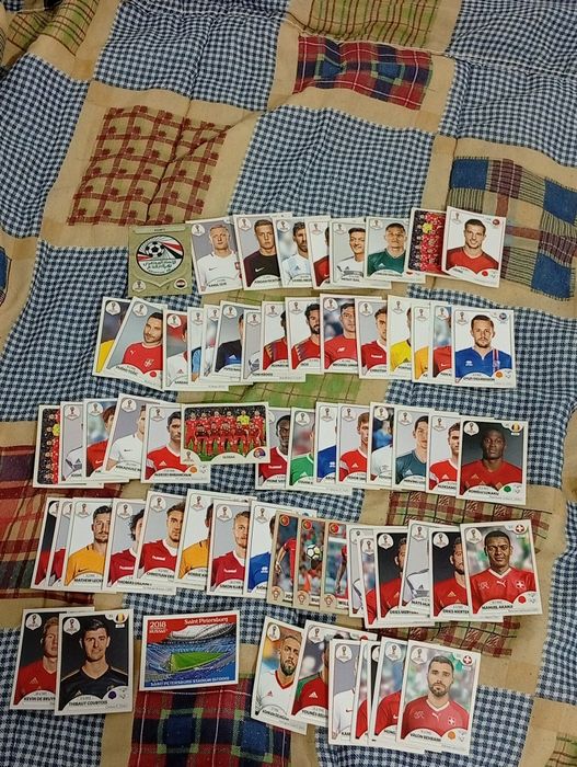 Coleção de vários jogadores do Rússia 2018