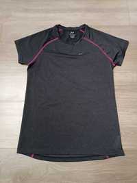 Koszulka funkcyjna t-shirt szary melanż fuksja 'Pro Touch' 146/152