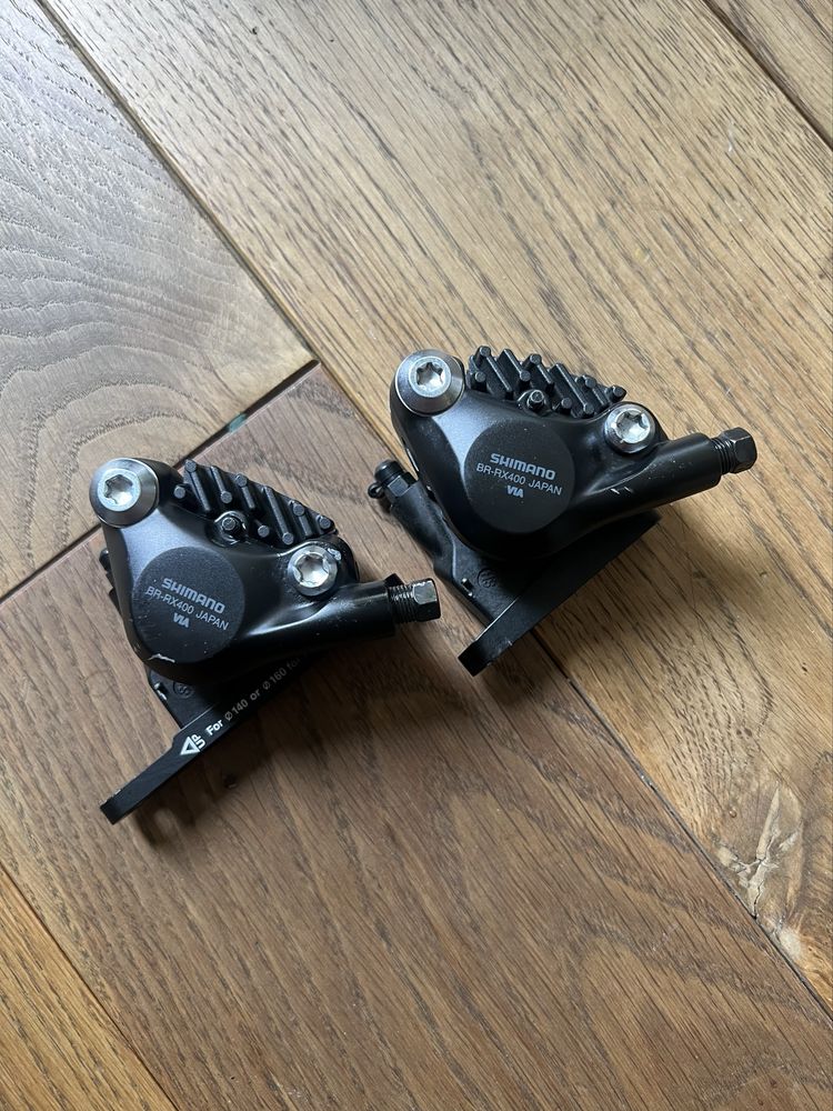 Shimano GRX RX400 zaciski hamulcowe przód + tył – 100% sprawne