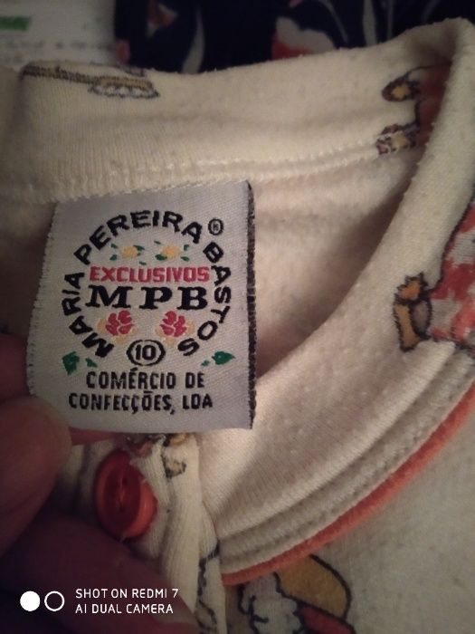 Pijama de algodão MPB - marca nacional veste 8 anos
