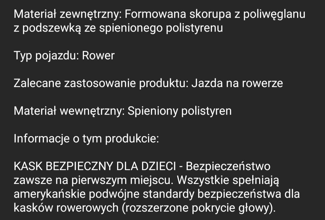 Kask rowerowy dzieciecy w jednorożce