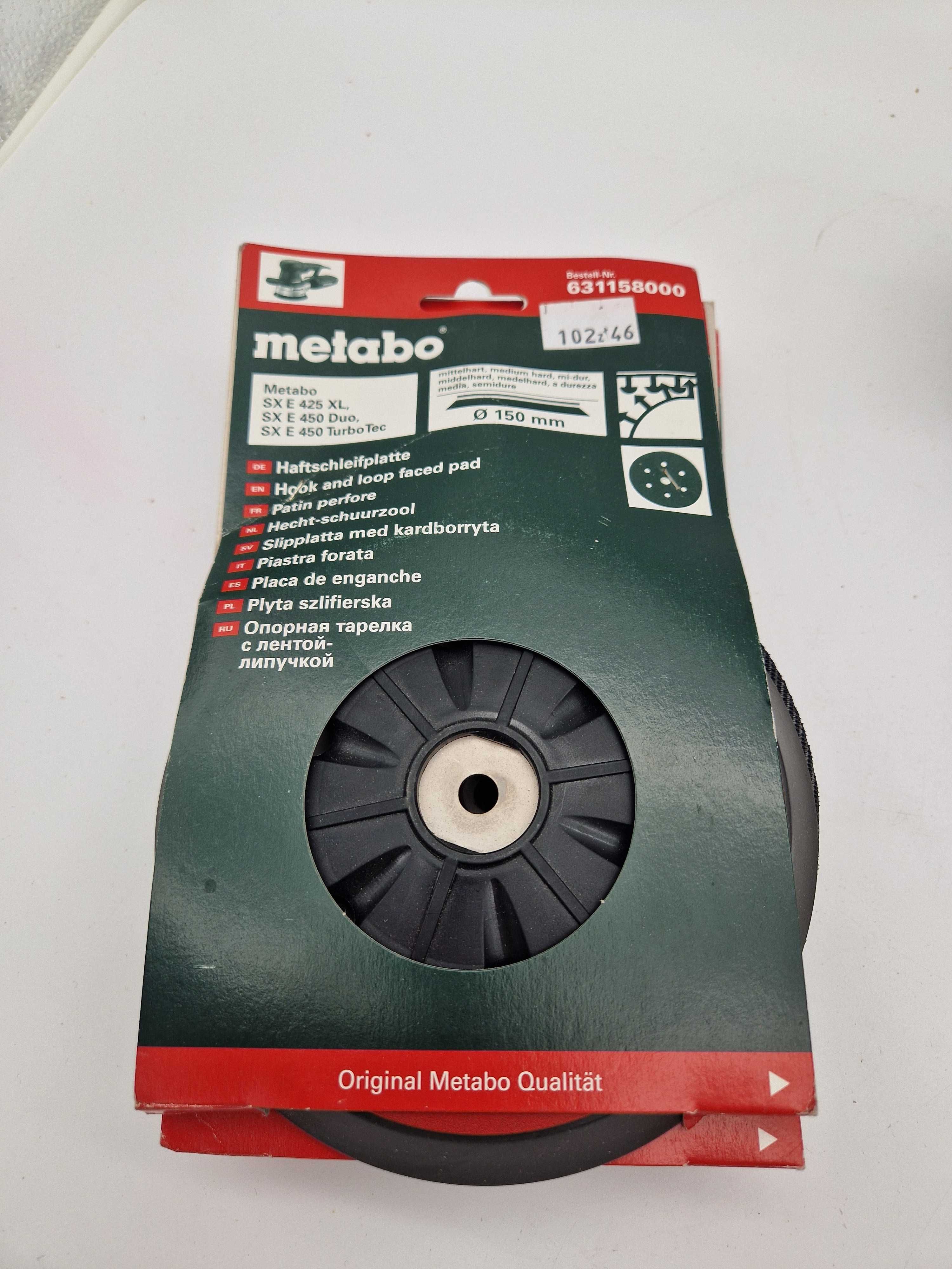 Szlifierka wielofunkcyjna sieciowe Metabo SXE 450 TurboTec +3 talerze