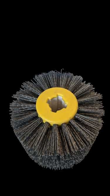 Szczotka nylonowa do satynowania satyniarki na szlifierkę P80 P120, P3