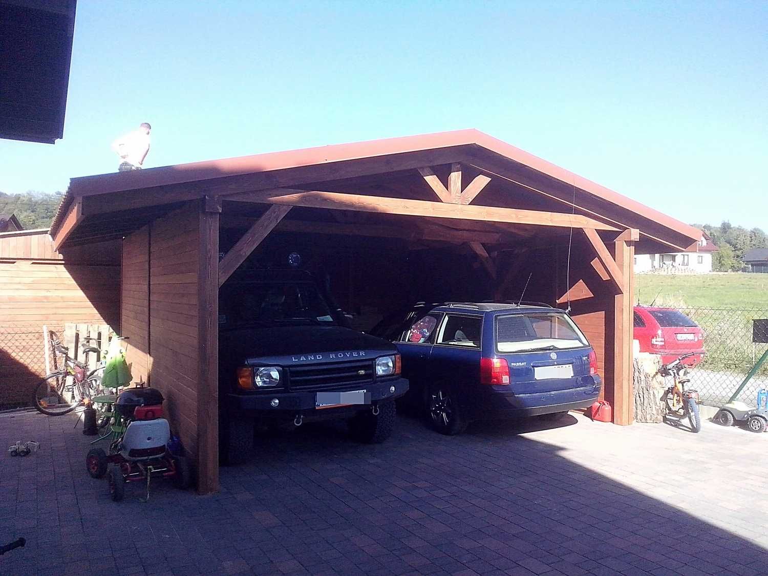 Garaż drewniany, wiata, zadaszenie PRODUCENT