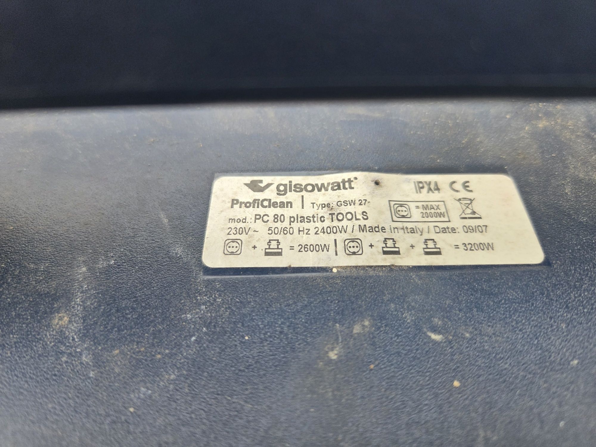 Odkurzacz przemysłowy Gisowatt Proficlean Pc80