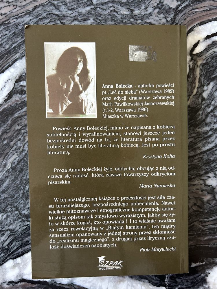 Anna Bolecka Biały Kamień