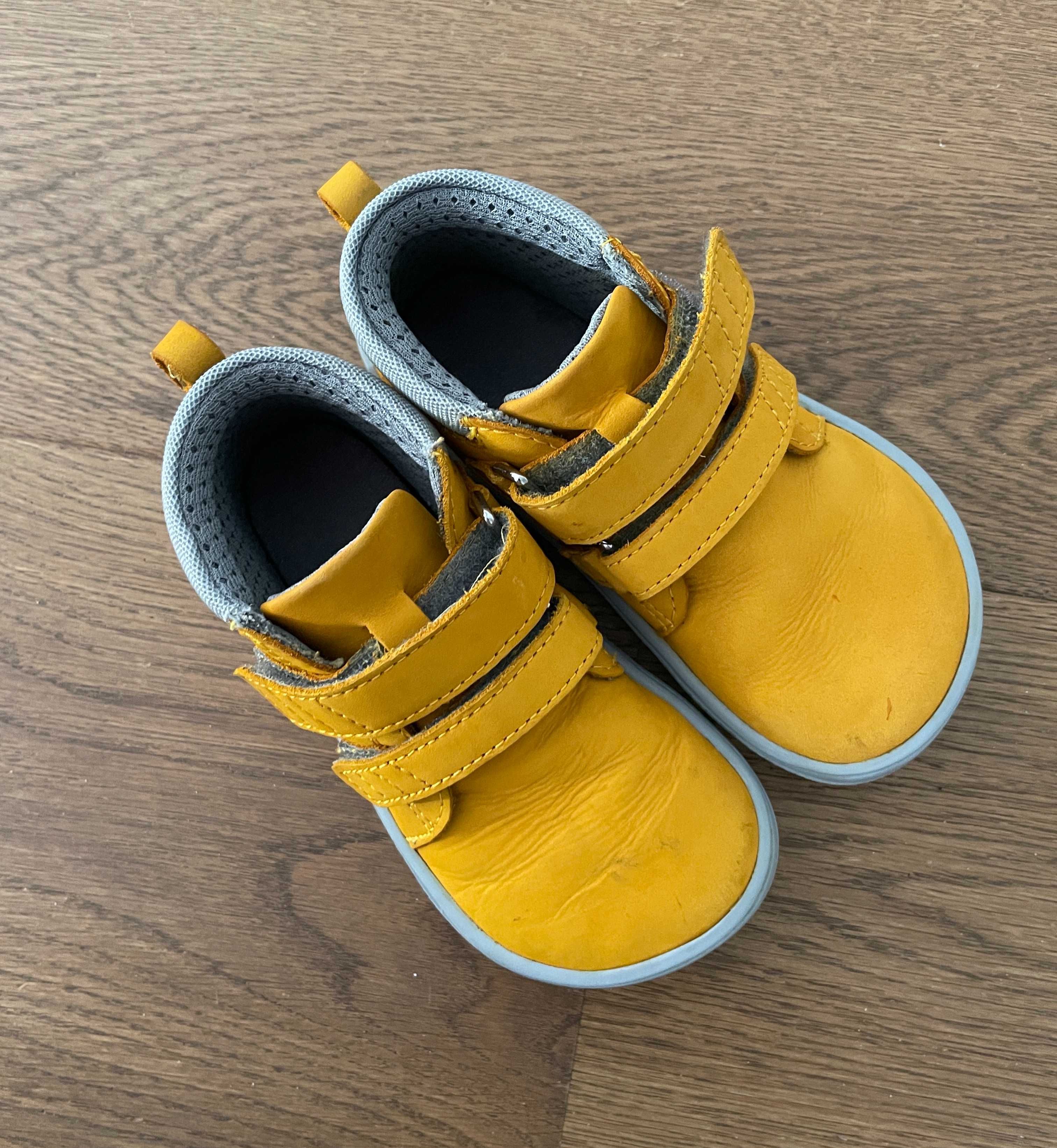Be Lenka barefoot rozm. 25, buty dziecięce zimowe, jesienne, żółte