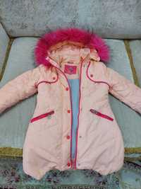 Зимова дитяча  куртка для дівчини