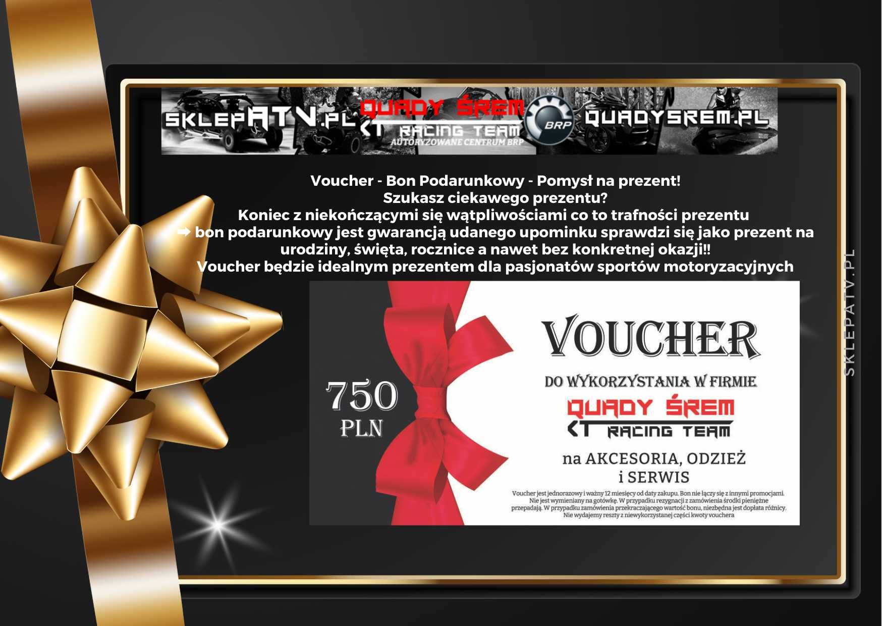 Bon Podarunkowy  VOUCHER Quady Śrem 750